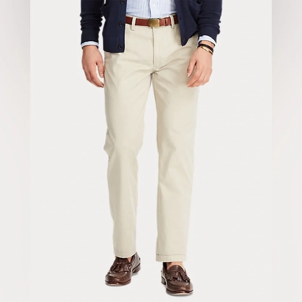 The Polo Chino Ralph Lauren Classic Cotton Twill Khaki Size 50/30